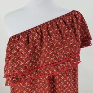 Xhilaration Shift Dress One Shoulder Floral